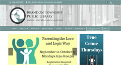 Desktop Screenshot of brandonlibrary.org